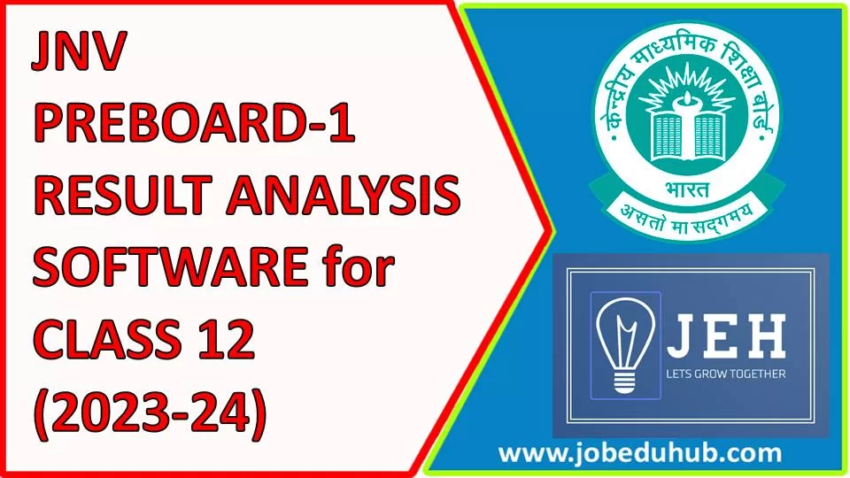 NVS CLASS 12 PREBOARD-1 RESULT Software for the session 2023-24